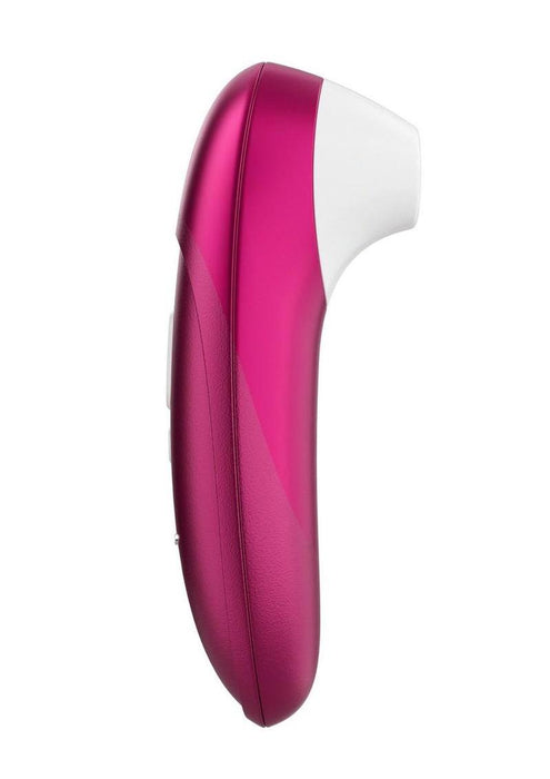 Womanizer Pleasure Air Pro Rechargeable Silicone Air Pulse Clitoral Vibrator - Vibrant Pink