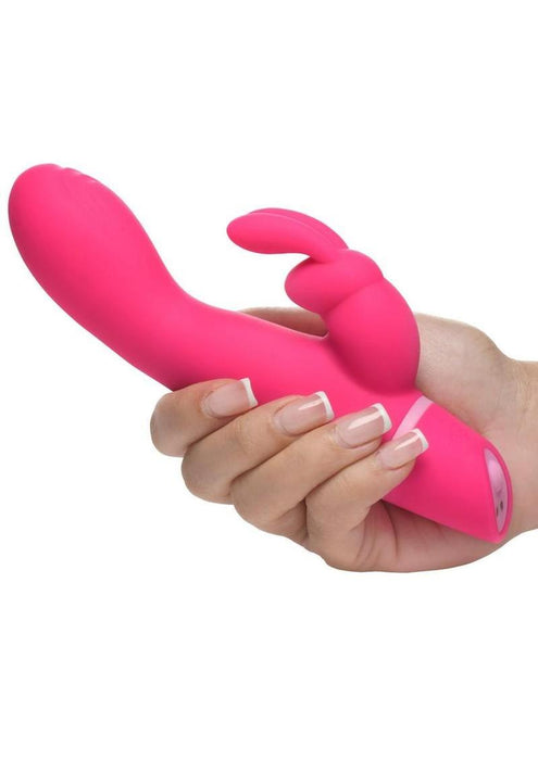 Bang! Come Hither Rechargeable Silicone Rabbit Vibrator - Pink