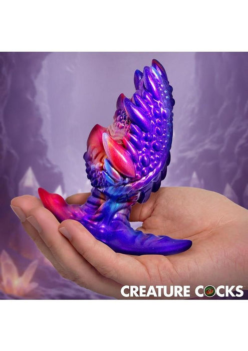 Creature Cocks Volkron Silicone Butt Plug - Multicolor