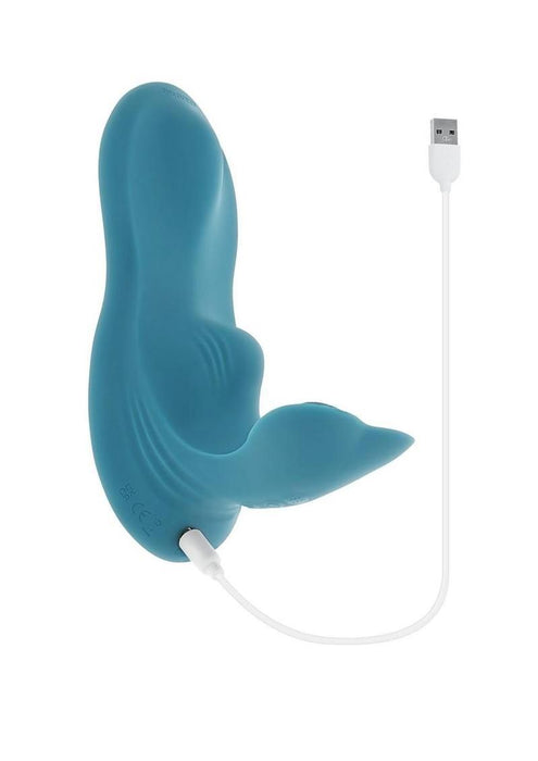 Bump N Grind Rechargeable Silicone Triple Bump Grinding Pad - Blue