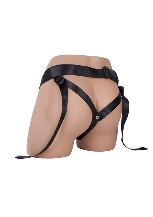 Addiction Silicone Hollow Dong Strap-On 7in - Vanilla