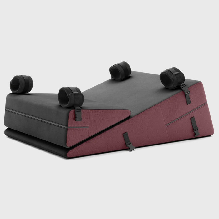 Liberator Black Label Wedge Ramp Combo with Cuffs - Two-Tone Ultraleather/Microfiber