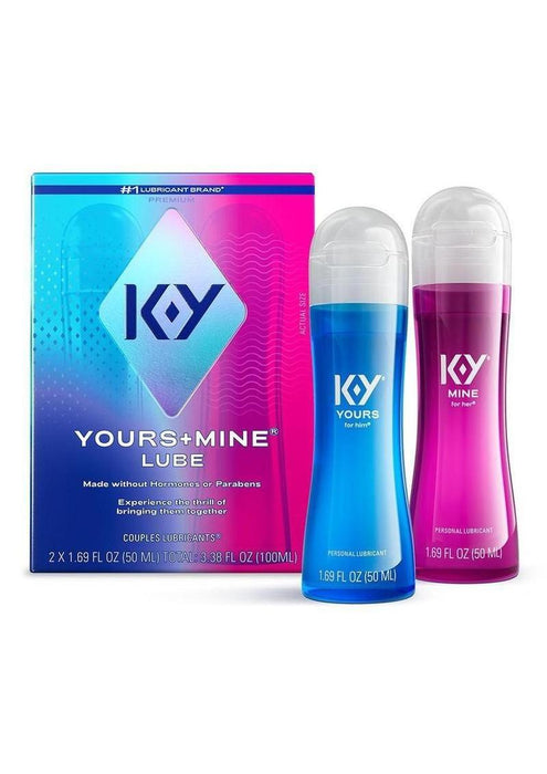 KY Yours and Mine Couples Lubricant Set 1.69oz (2 Piece)