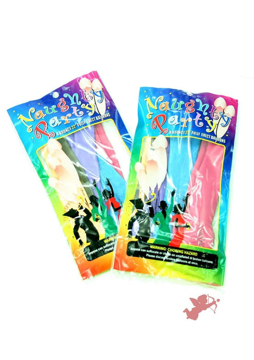 Naughty Party Balloons Penis 8 PK