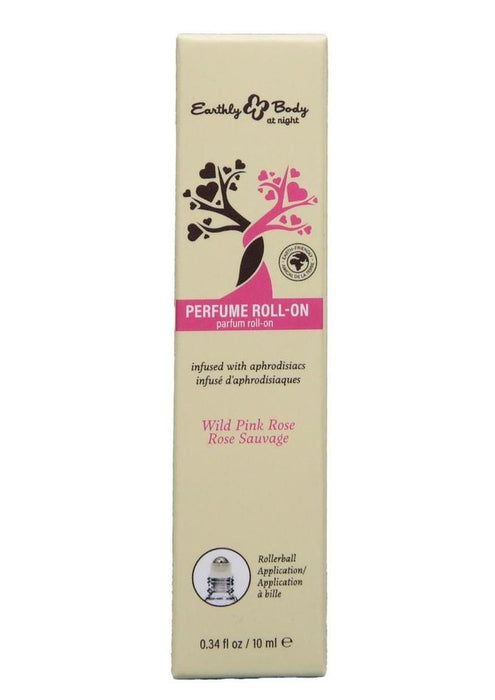 Earthly Body at Night Aphrodisiac Collection Roll-On Perfume .34oz - Wild Pink Rose