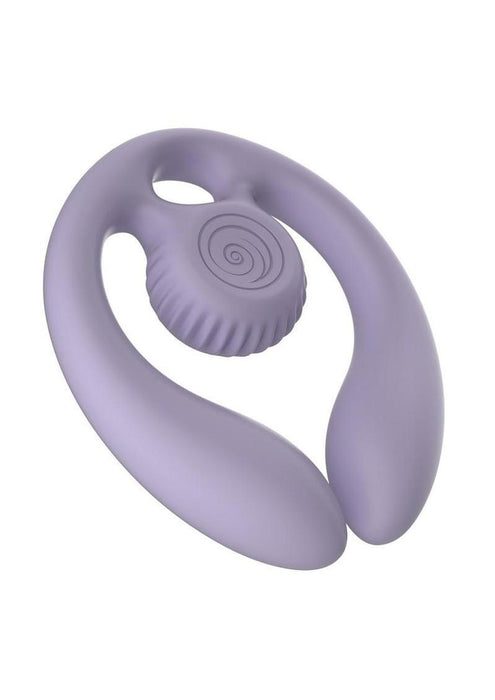 SVibe Snail GIZI Duo Rechargeable Silicone Couples Stimulator with Remote - Lilac