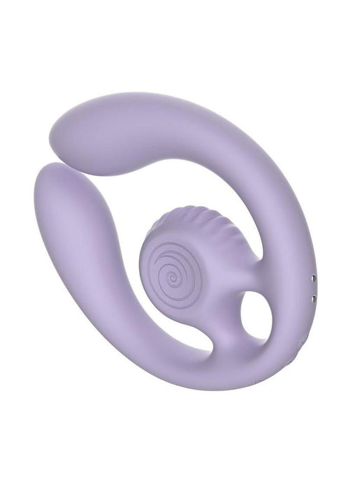 SVibe Snail GIZI Duo Rechargeable Silicone Couples Stimulator with Remote - Lilac