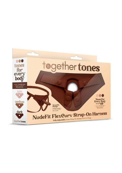 Together NudeFit FlexCurv Adjustable Harness - Chocolate