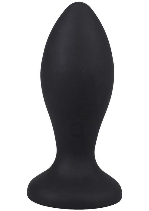 Booty Bling Jeweled Wearable Vibrating Silicone Plug 3In - Pink