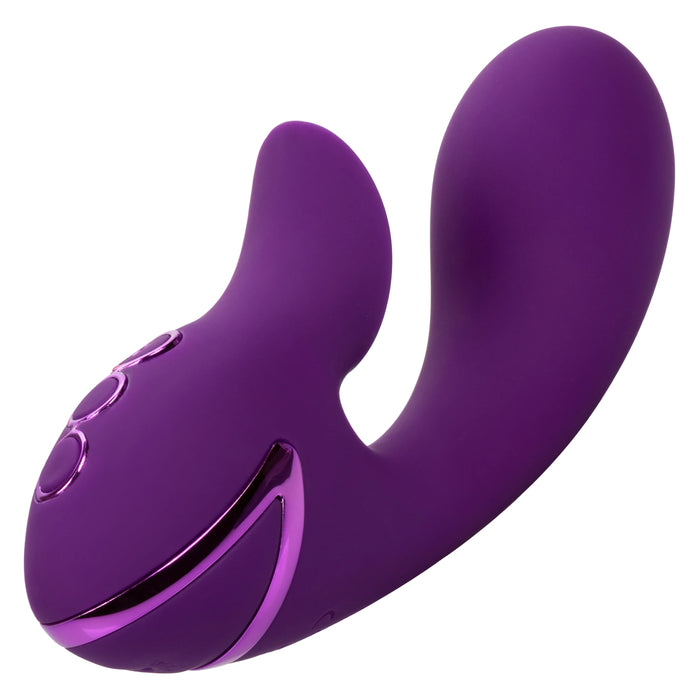 California Dreaming Huntington Beach Heartbreaker Rechargeable Silicone Stimulator - Purple