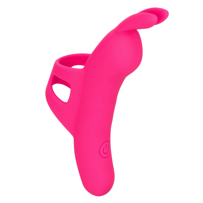 Neon Vibes The Flirty Vibe Rechargeable Silicone Finger Vibrator - Pink