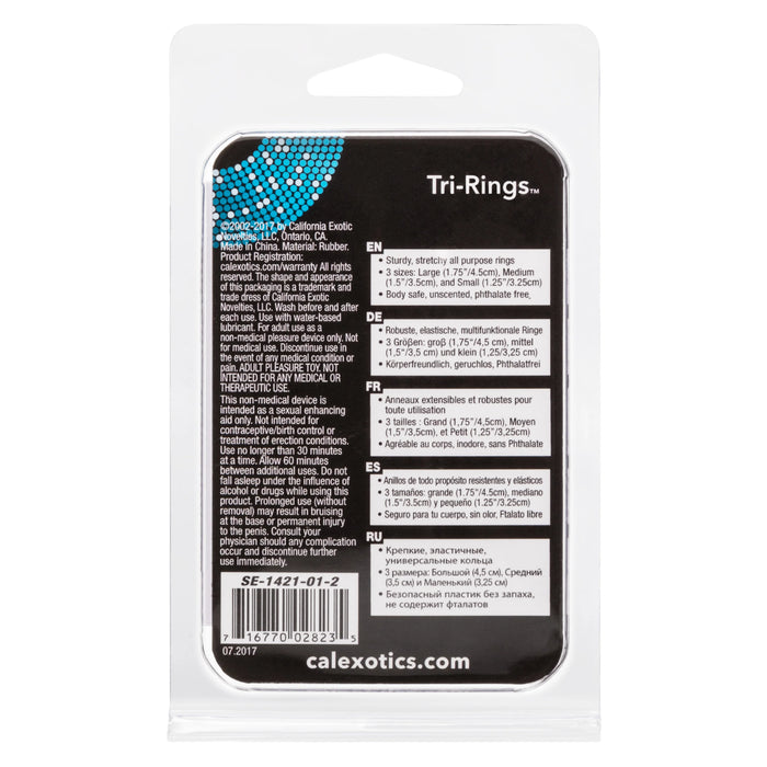 Tri Rings Natural Cockring Set Flesh