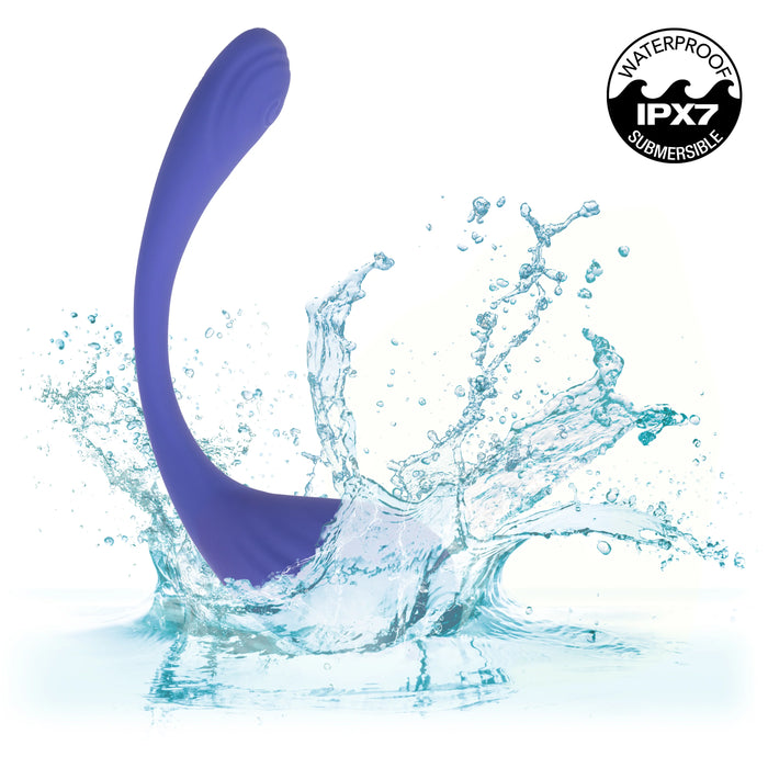 CalExotics Connect Kegel Exerciser Rechargeable Silicone App Compatible Stimulator with Remote - Purple