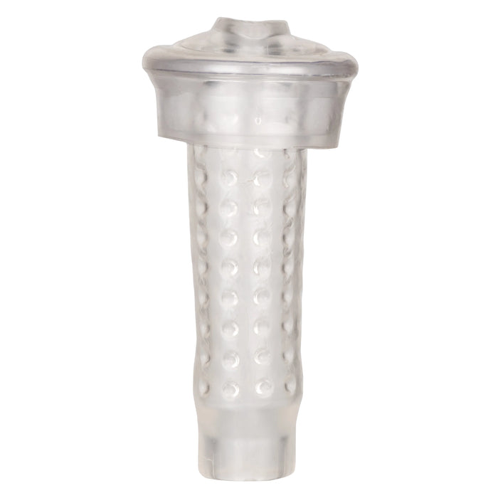 Optimum Series Stroker Pump Sleeve Masturbator - Pussy - Clear