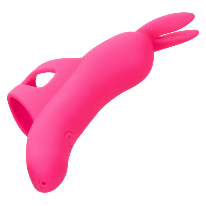 Neon Vibes The Flirty Vibe Rechargeable Silicone Finger Vibrator - Pink