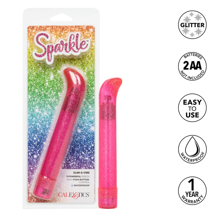 Sparkle Slim G-Vibe - Pink