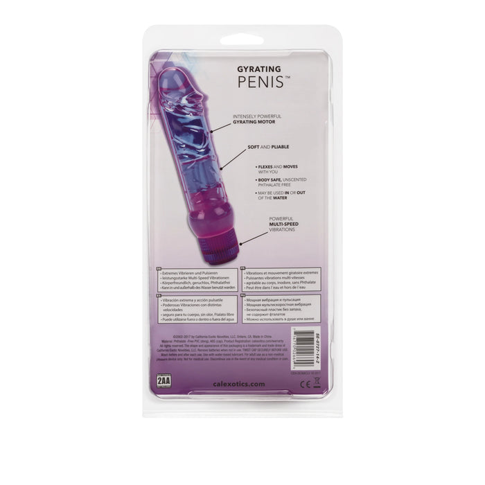 Crystalessence Gyrating Penis - Purple