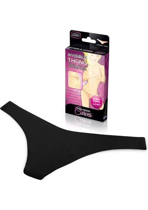 INVISIBLE THONG - BLACK