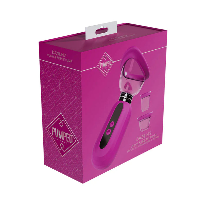 Pumped Dazzling Delightful Automatic Rechargeable Vulva & Portable Breast Pump
