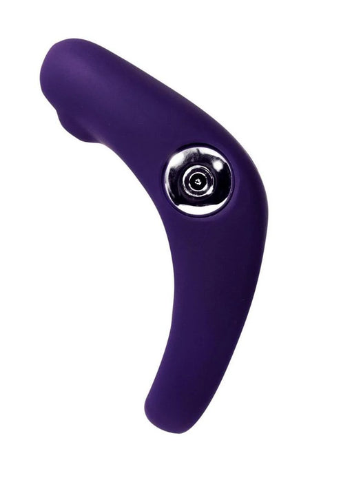 VeDo Rev Silicone Rechargeable Vibrating Cock Ring - Purple