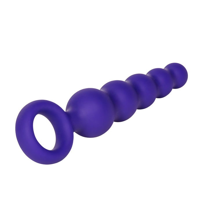 Booty Call Booty Shaker Silicone Vibrating Butt Plug with Remote Control - Purple
