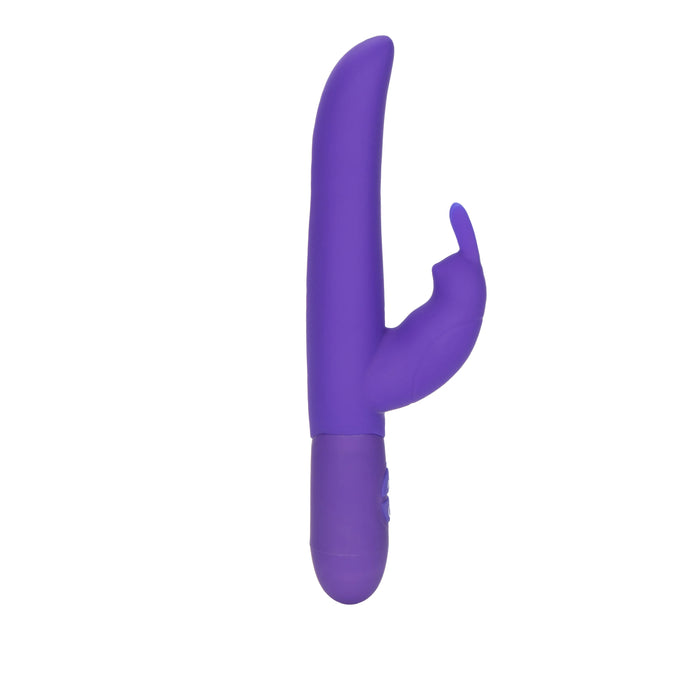 Bounding Bunny Dual Motor Silicone Vibrator Waterproof Purple