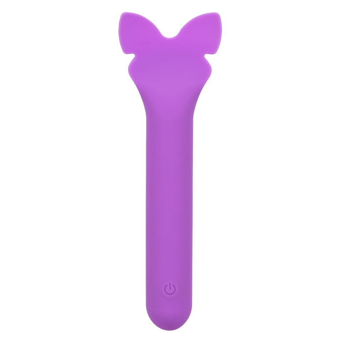Bliss Liquid Silicone Flutter Rechargeable Clitoral Stimulator - Purple