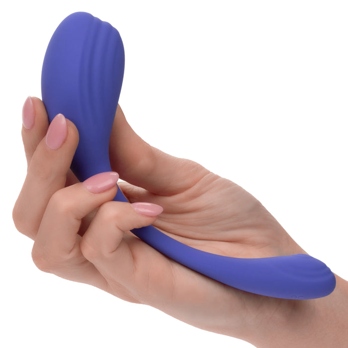 CalExotics Connect Kegel Exerciser Rechargeable Silicone App Compatible Stimulator with Remote - Purple