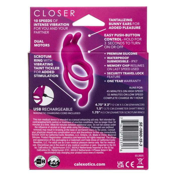 Closer™ Intimate Rechargeable Ring Touch