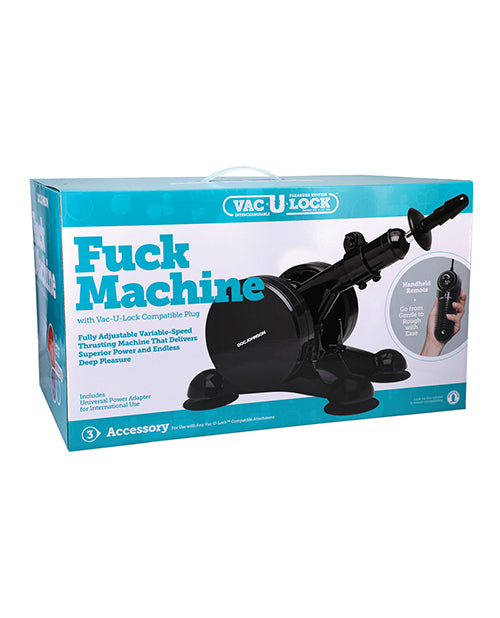 Kink Fucking Machines Power Banger With Vac U Lock Compatible Plug Black 16 Inch