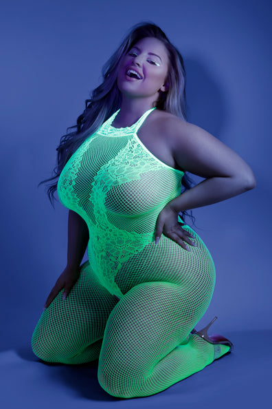 GL2112 Queen Green Moonbeam Bodystocking