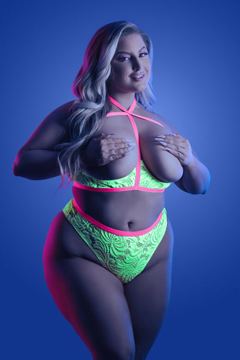 GL2120 Persuasive Open Cup Bra & Panty