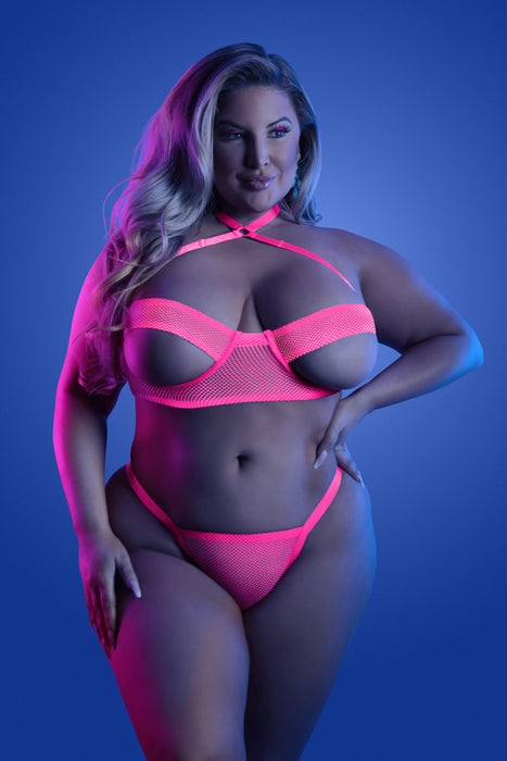 GL2122 Slow Motion Peekaboo Cup Bra & Panty