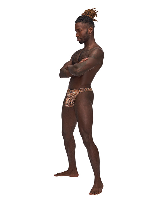 L/XL Wonder Thong Animal Print