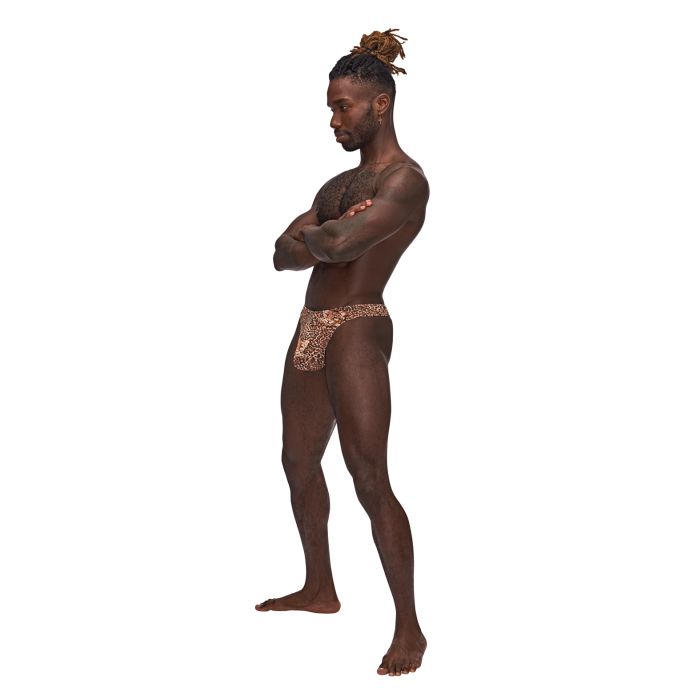 S/M Wonder Thong Animal Print