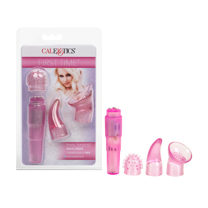 First Time Travel Teaser Wand Massager Kit - Pink