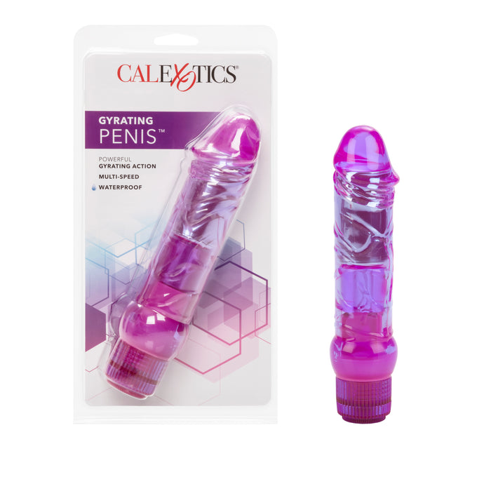Crystalessence Gyrating Penis - Purple