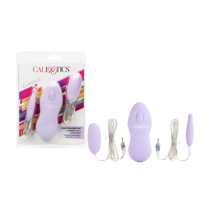 Calexotics Twin Pleasure Pak Purple Two Bullets