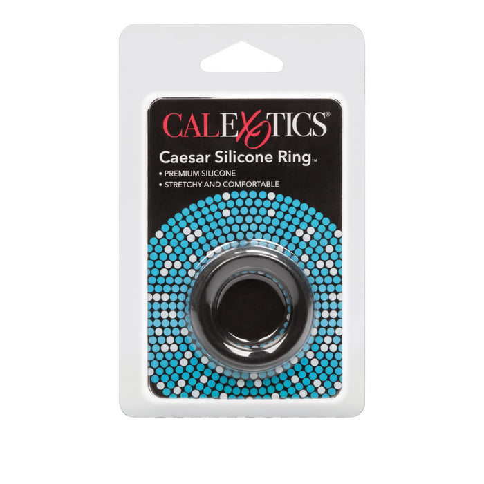 Caesar Silicone Cock Ring - Black