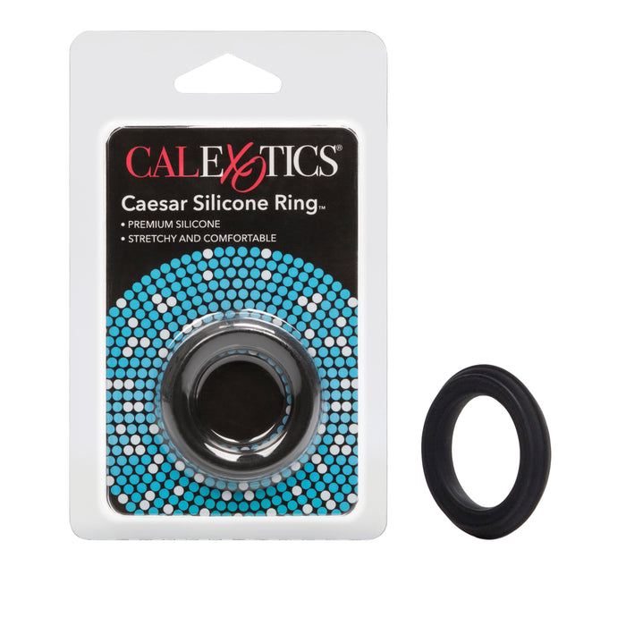 Caesar Silicone Cock Ring - Black