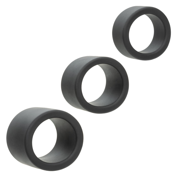 Alpha Liquid Silicone 3 Ring Stamina Set
