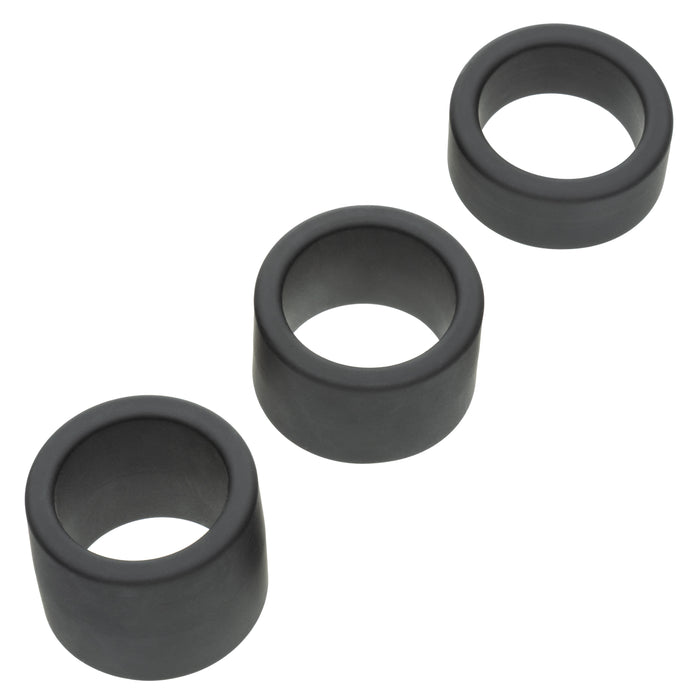 Alpha Liquid Silicone 3 Ring Stamina Set
