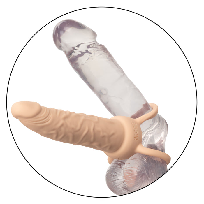 Performance Maxx Rechargeable Silicone Dual Penetrator - Vanilla