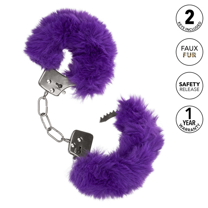 Ultra Fluffy Furry Cuffs - Purple