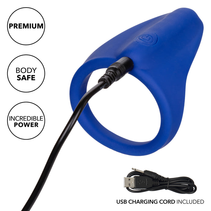 Admiral® Liquid Silicone Vibrating Perineum Massager & Ring