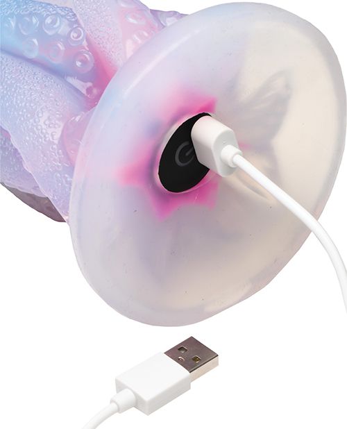 Creature Cocks - Cocktopus Deluxe Glow-in-the-Dark Vibrating Silicone Dildo