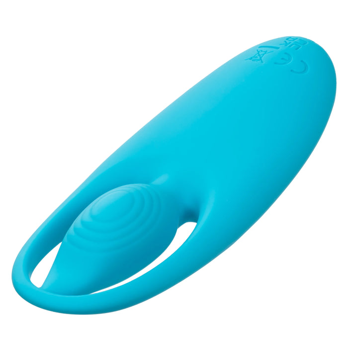 Neon Vibes The Orgasm Vibe Rechargeable Silicone Finger Vibrator - Blue