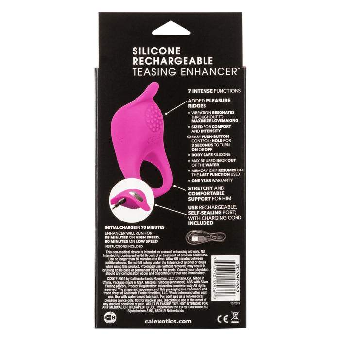 Calexotics Teasing Enhancer Cockring Pink