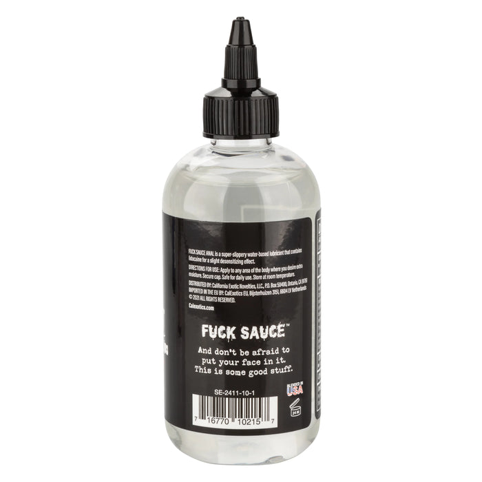 Fuck Sauce Anal Numbing Water Based Lubricant 8oz