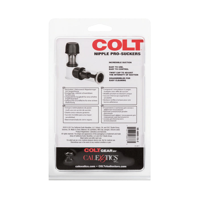 COLT Nipple Pro Suckers - Black